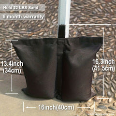 4pcs Sandbag Tent Foot Supports to Secure Outdoor Activities