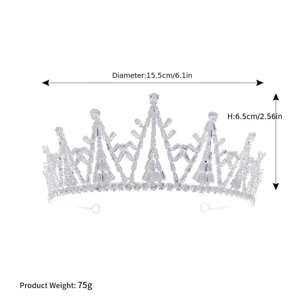 Rhinestone Crown Hairband Headband Party Favor Princess Tiara Wedding Cosplay