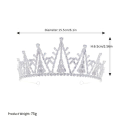 Rhinestone Crown Hairband Headband Party Favor Princess Tiara Wedding Cosplay