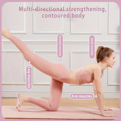 Arm & Back Training Elastic Rope Fitness Resistance Band Yoga Pilates Stretching