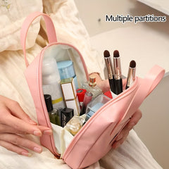 Makeup Bag Travel Case With Handle Large Capacity Toiletry Bag