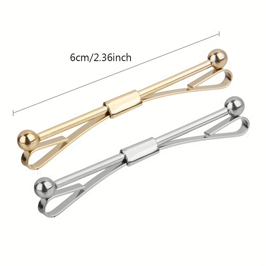 Copper Tie Clip Clasp Bar Brooch Accessory For Men