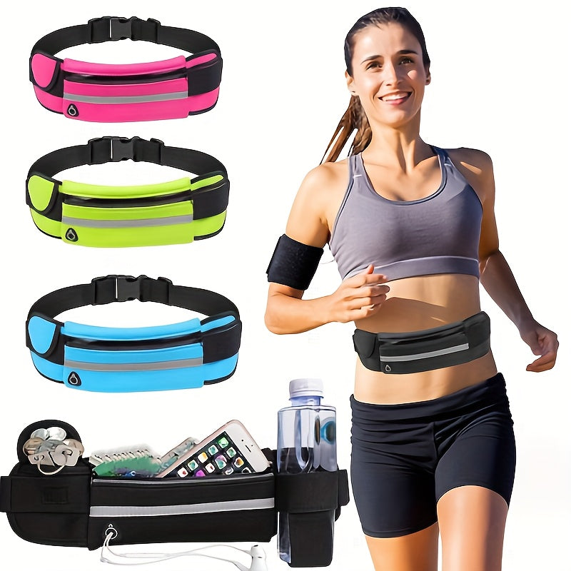 Sports Luminous Running Waist Bag Waterproof Phone Case