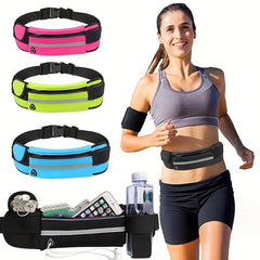 Sports Luminous Running Waist Bag Waterproof Phone Case