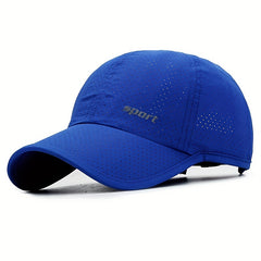 Summer Mesh Quick Drying Hat Men's Baseball Cap Sunshade Breathable