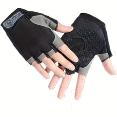 Breathable Anti Slip Half Finger Cycling Gloves for Men and Women