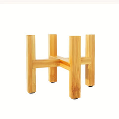 Wooden Floor Flower Stand 8-12 Plant Indoor Outdoor Holder