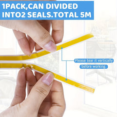 Adhesive Foam Window Seal Strip for Doors and Windows - Weatherstrip Gap Blocker
