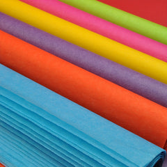 Rainbow Series Tissue Wrapping Paper Large Size 50 Sheets 8x66cm