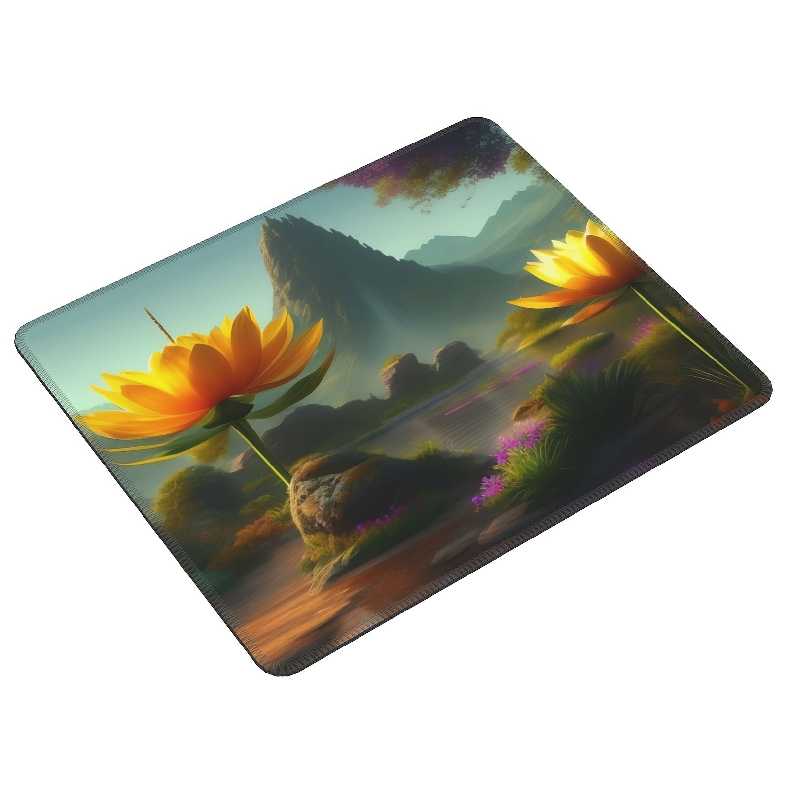 Nature Landscape Rectangular 20x24cm Mouse Pad For Games Home Office