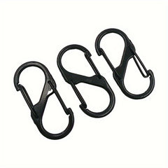 10pcs S-shaped Keychain Buckle for Outdoor Activities