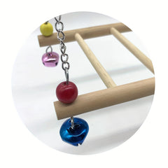 Wooden Swing Toy for Chickens and Parrots - Fun and Durable