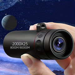 2000x25 Monocular Telescope for Outdoor Camping Bird Watching