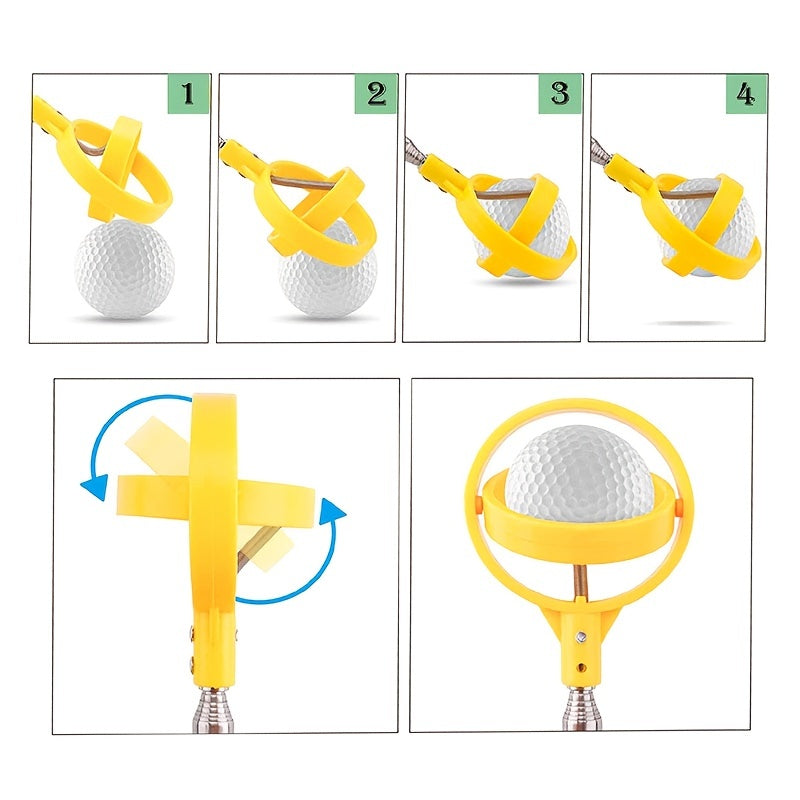 Stainless Steel Golf Ball Picker Double Ring