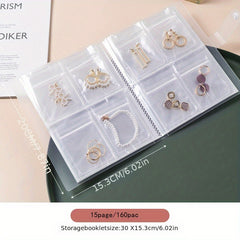 Transparent Jewelry Storage Pouch Dustproof Travel Bag