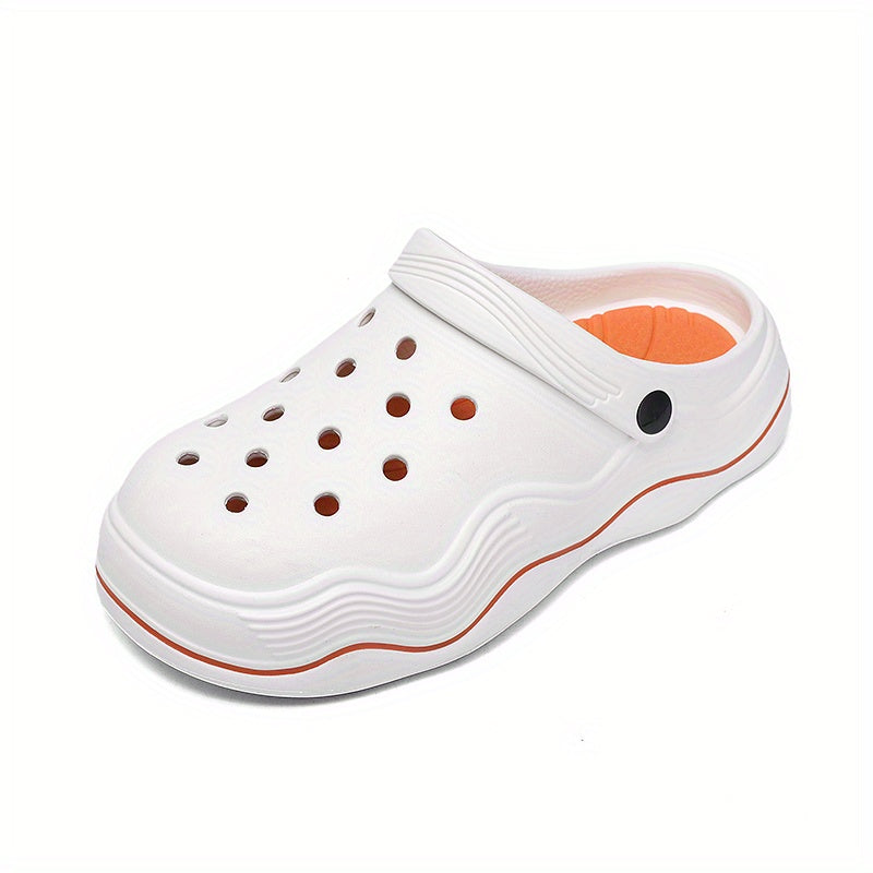 Men's Lightweight Comfy Cloud Clogs Hollow Out Non Slip Garden Shoes Summer