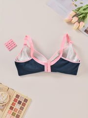 Plus Size Bra Women's Plus Molded Cup Bralette with Buckle