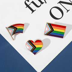 Rainbow Series Enamel Pin Metal Badge Backpack Clothing Accessories