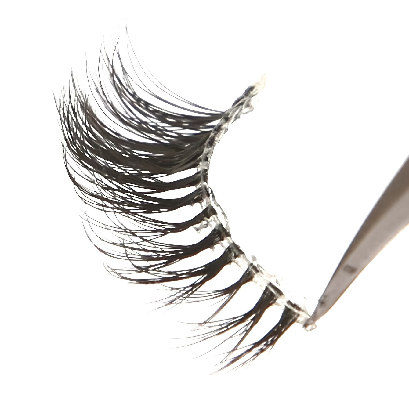 7 Pairs Fox Eye Lashes Mixed Length D Curling Natural Looking Synthetic Mink