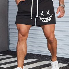 Men's Stretch Waist Drawstring Shorts for Summer Beach