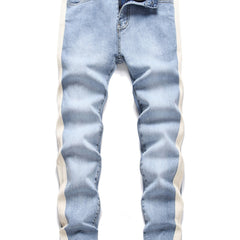 Classic Jeans Men's Stretch Denim Pants Spring Summer