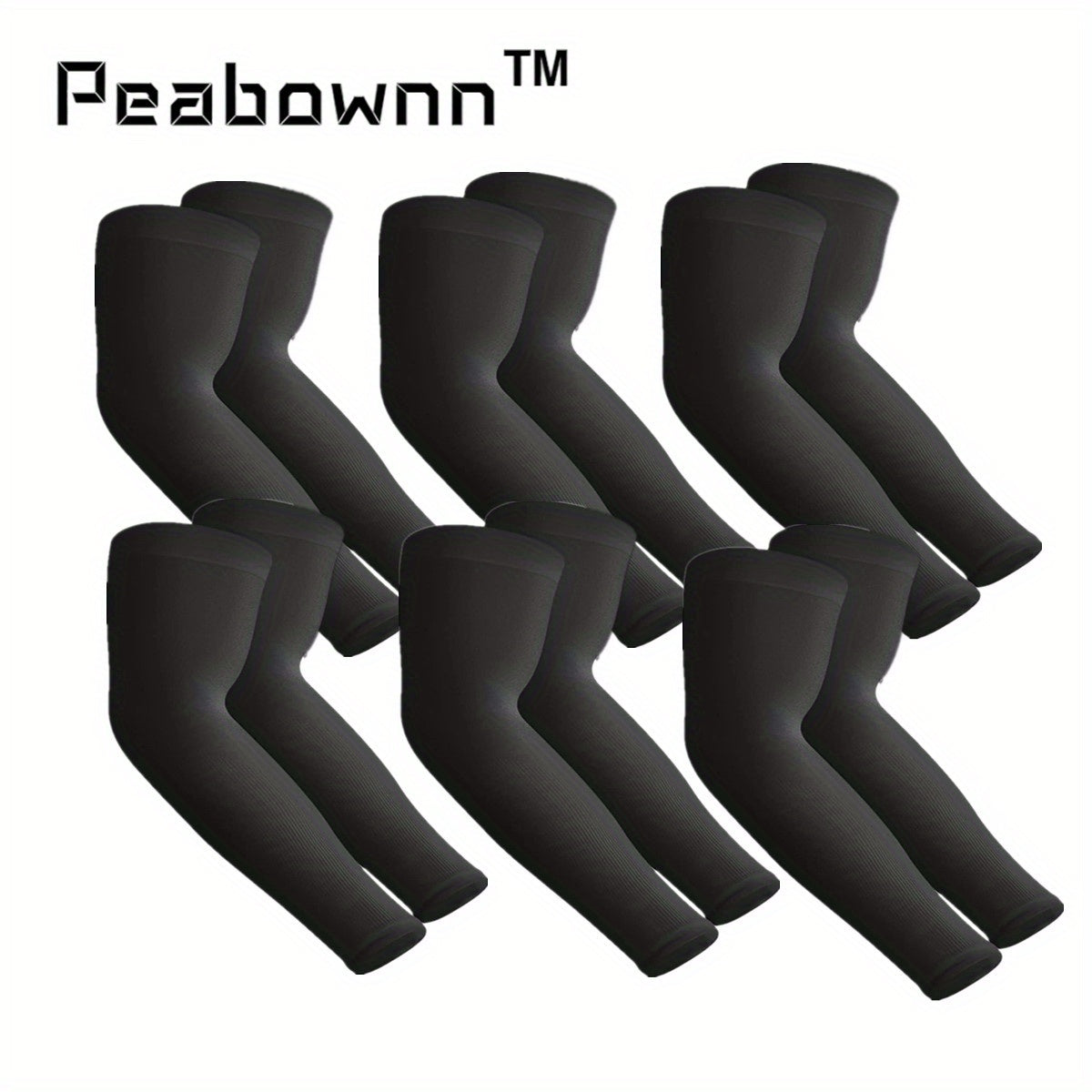Peabownn Cooling Arm Sleeves UV Protection Compression Moisture Wicking