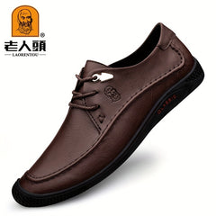 Men's Casual Derby Shoes Lace up Front