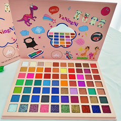 70 Eyeshadow Palette Shimmer Matte Finish