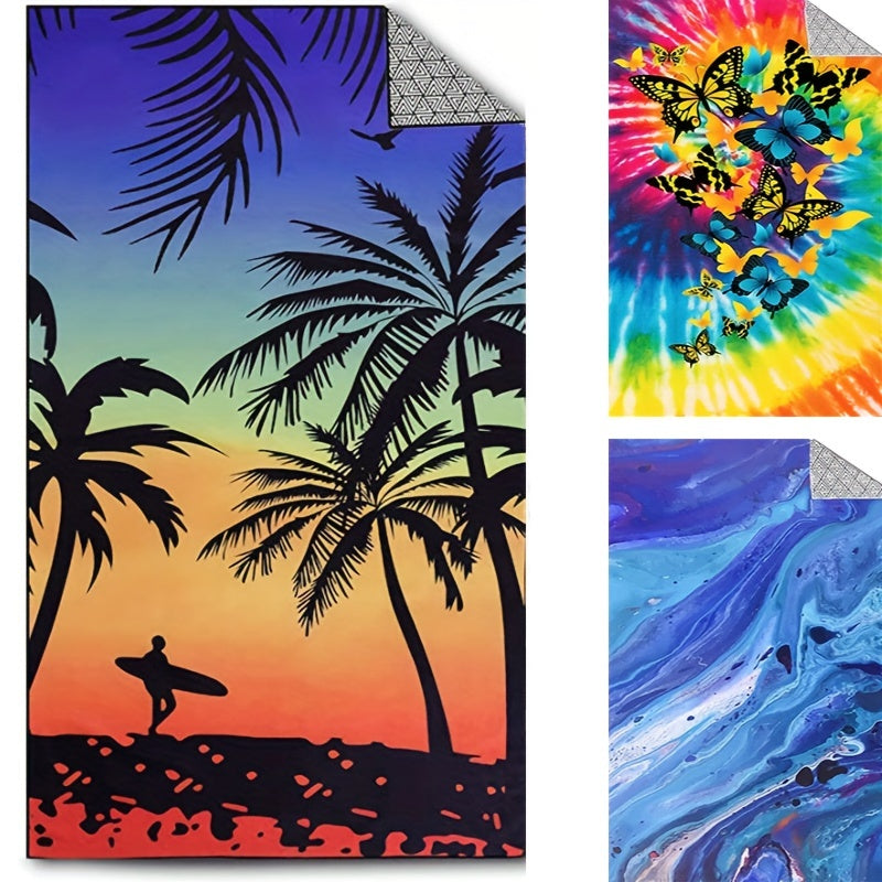 Sand Protection Beach Towel 160x80cm Quick Drying Adult Towel