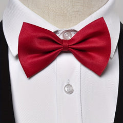 Red Wedding Bow Tie for Men