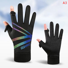 Men's Non slip Waterproof Warm Touch Screen Gloves