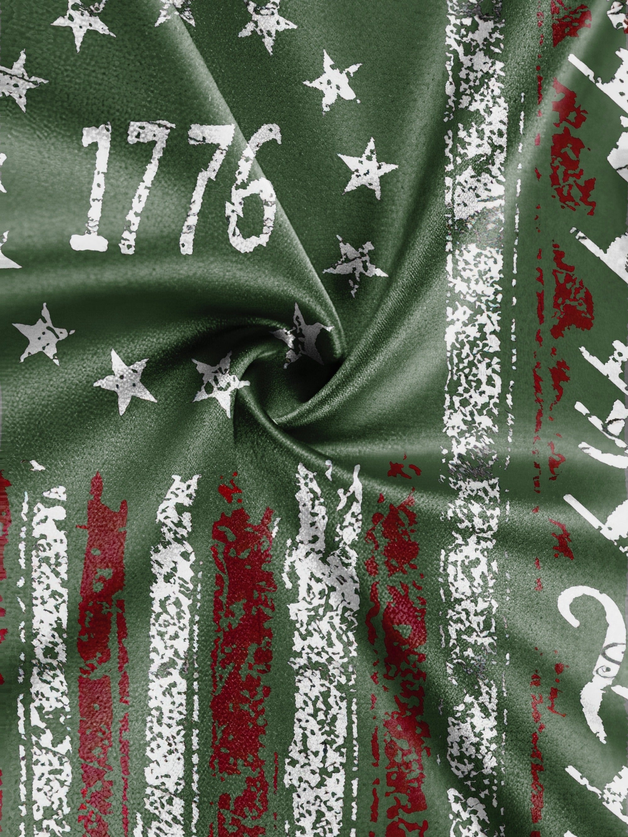 Flag Pattern Print Men's Short Sleeve T-shirt