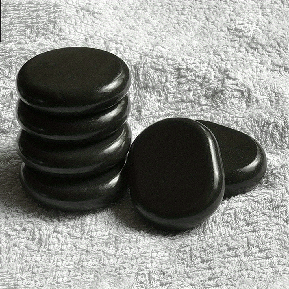 6pcs Large Massage Stones for Home Spa Muscle Relaxation Yoga Healing