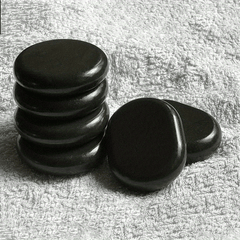 6pcs Large Massage Stones for Home Spa Muscle Relaxation Yoga Healing