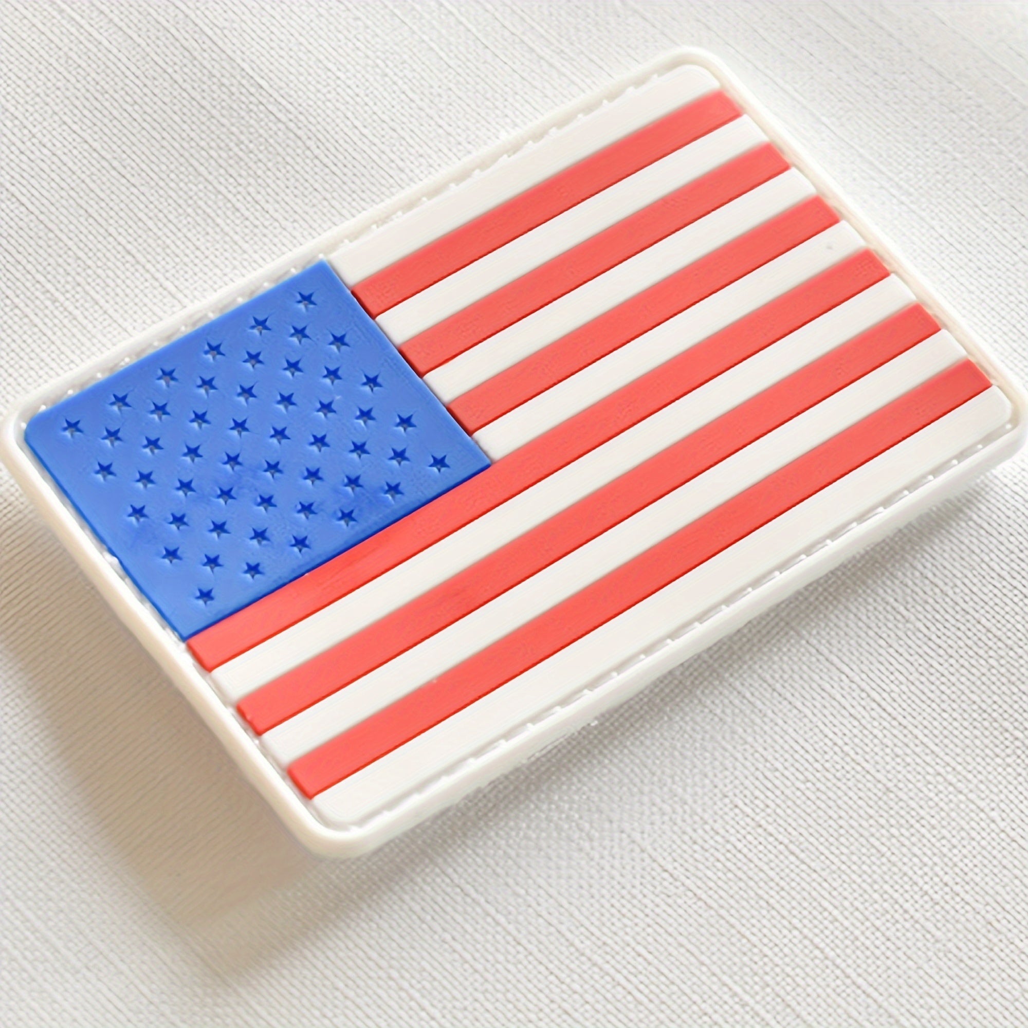 5pcs Flag 3D Rubber Outdoor Arm Patch for Caps Bags Backpacks Vest Uniforms