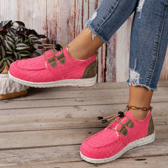 Thickened Warm Ankle Snow Boots Flat Sneakers