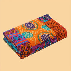 Irregular Print Cotton Linen Fabric for DIY Sewing