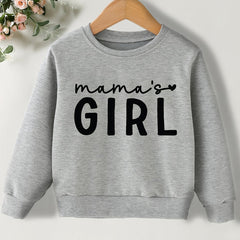 Toddler Girls MAMA'S GIRL Sweatshirt Baby Kids Clothes
