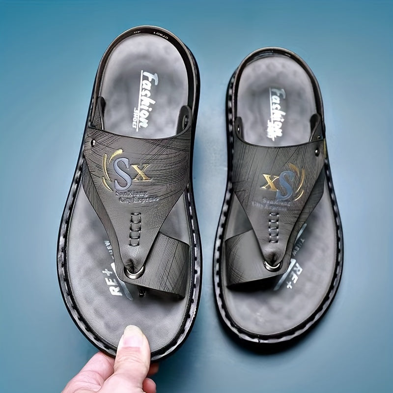 Men's Thong Sandals Non Slip Flip Flops Toe Loop Shoes