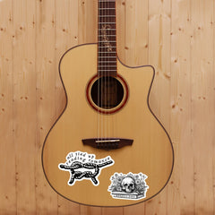50pcs Cartoon Skull Graffiti Stickers for Books Guitars Waterproof Stickers