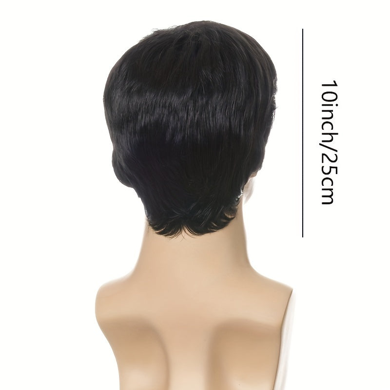Short Hair Men's Daily Wig Dress Up Wig for Parties