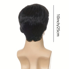 Short Hair Men's Daily Wig Dress Up Wig for Parties