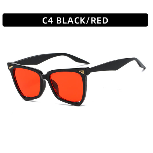 Colorful Irregular Cat's Eye Sunglasses for Women