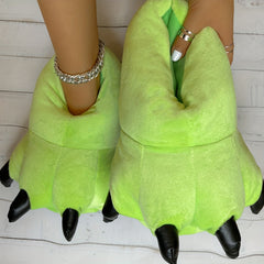 Women's Solid Novelty Slippers Plush Indoor Shoes Comfy & Soft Bedroom Shoes