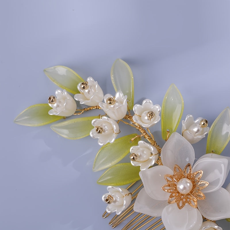 Leaf Bride Wedding Hair Comb Bridal Hair Piece Hair Accessories