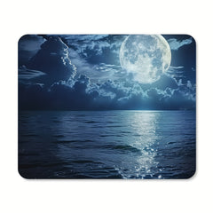 Moonlight Sand Mouse Pad Non slip Rubber Base for Computer Laptop