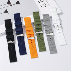 Sport Rubber Watch Strap Quick Release Silicone Watchband 18-24mm