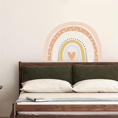 Rainbow Kids Room Wall Stickers, Self-Adhesive PVC Decoration