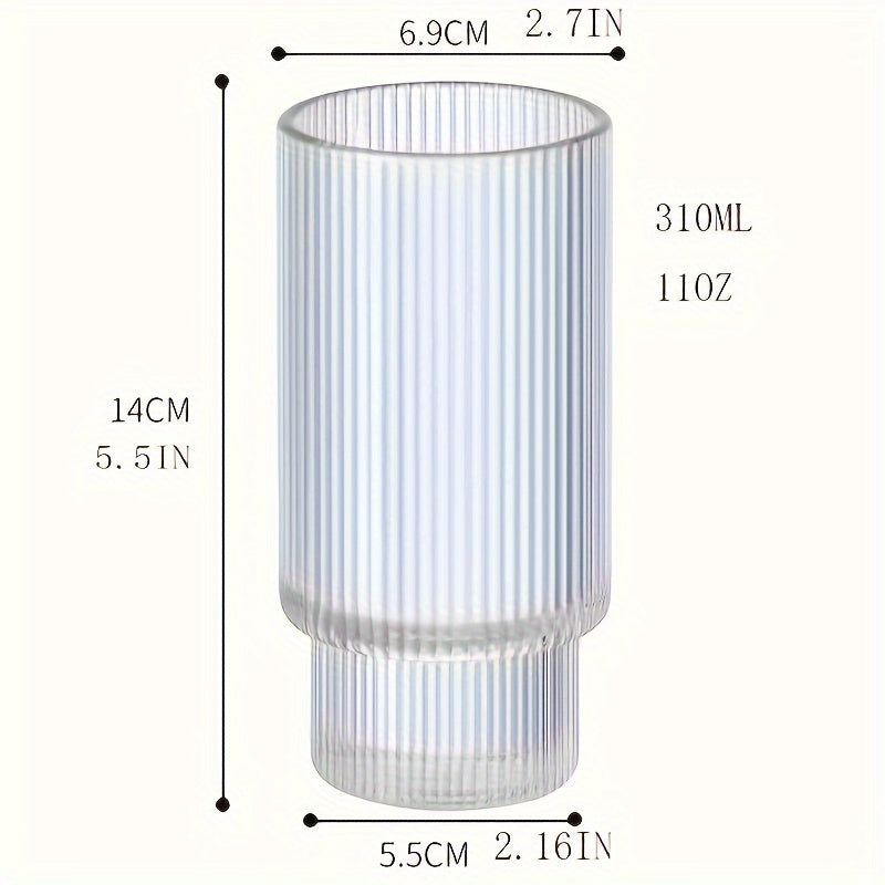 11oz Glass Cup Milk Coffee Cup Wooden Lid Straw Outdoor Fitness Camping Picnic