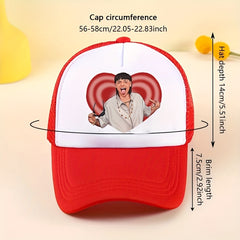 Fashionable Printed Screen Breathable Baseball Cap For Men Women
